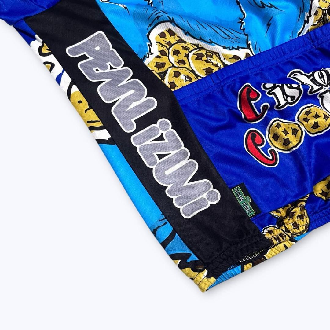 パールイズミ × セサミストリート クッキーモンスター サイクルジャージ XXS