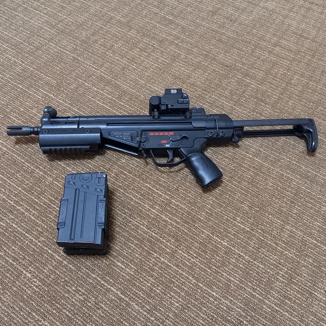 東京マルイ　G3sasショート　ハイサイクル 電動ガン デュアルマガジン付き