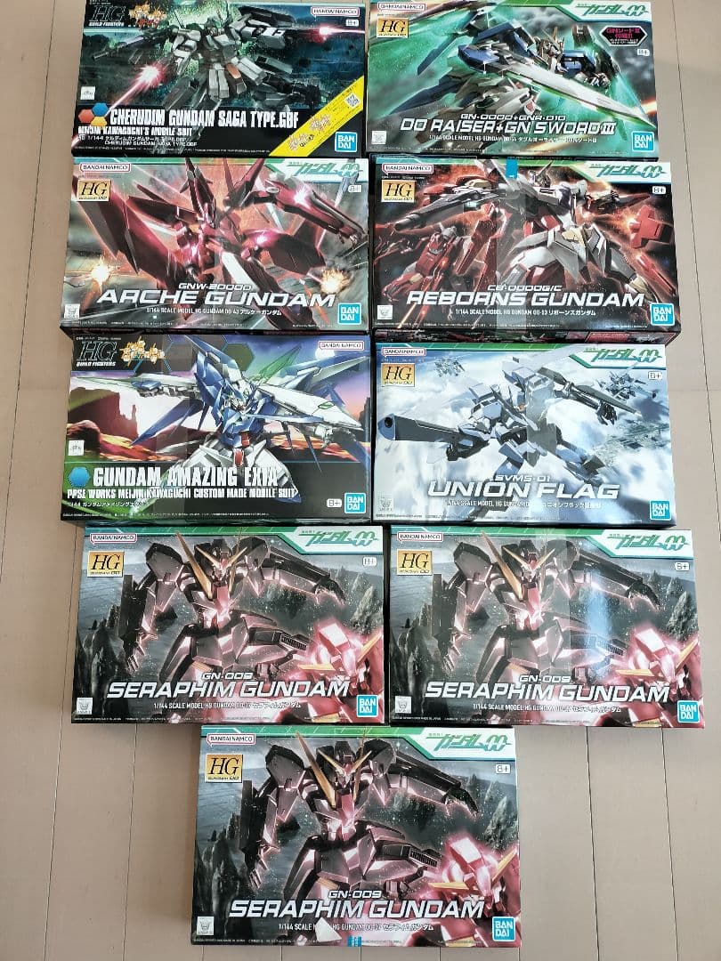 HG ガンダムOO 9機新品未開封セット