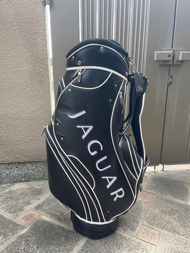 JAGUAR キャディバッグ ブラック/ホワイト