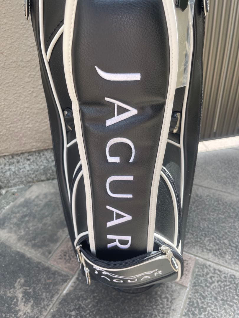 JAGUAR キャディバッグ ブラック/ホワイト