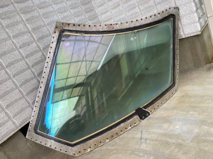 B747 JAL? 機長席側のコックピットの窓　激レア超貴重　b747-200？