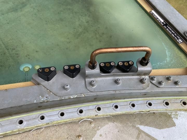 B747 JAL? 機長席側のコックピットの窓　激レア超貴重　b747-200？