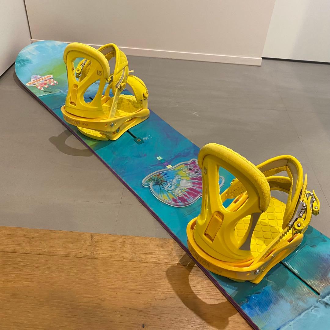 Burton スノーボード 144cm イエロー