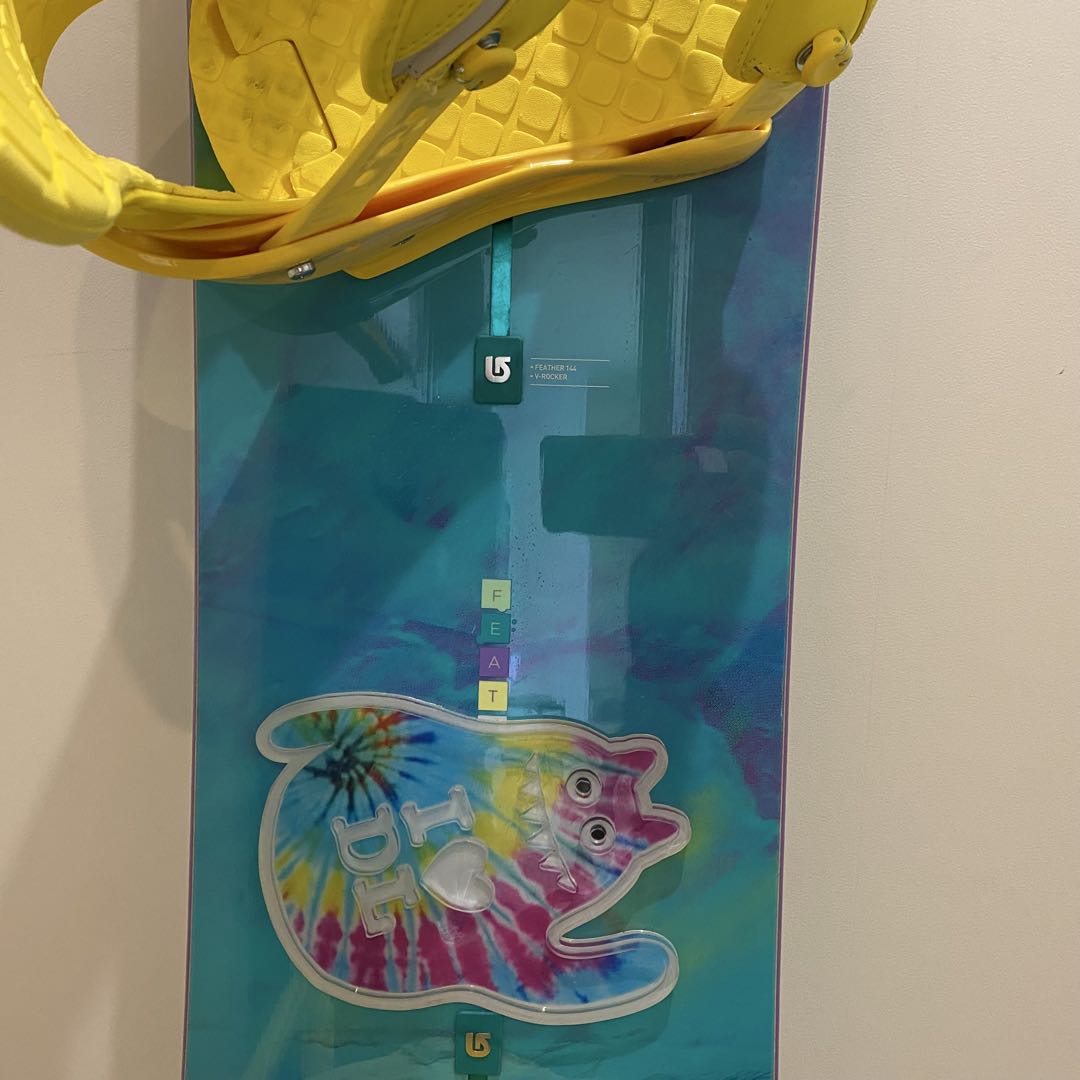 Burton スノーボード 144cm イエロー