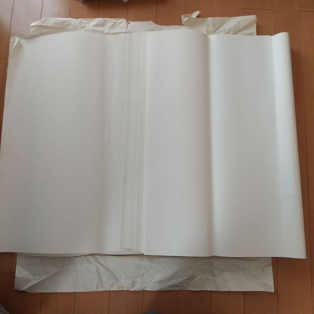 純手漉画仙紙　夾宣紙　８０枚 136×70