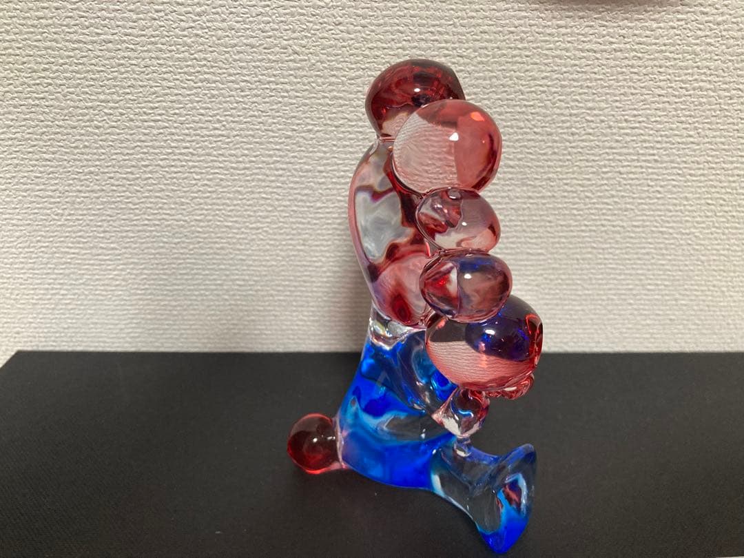 ミャクミャク　クリアフィギュア(レッド×ブルー)バイオマスプラスチック製