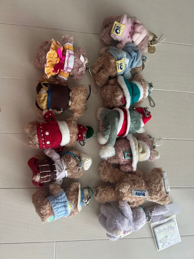 Disney ぬいぐるみストラップ 12個セット