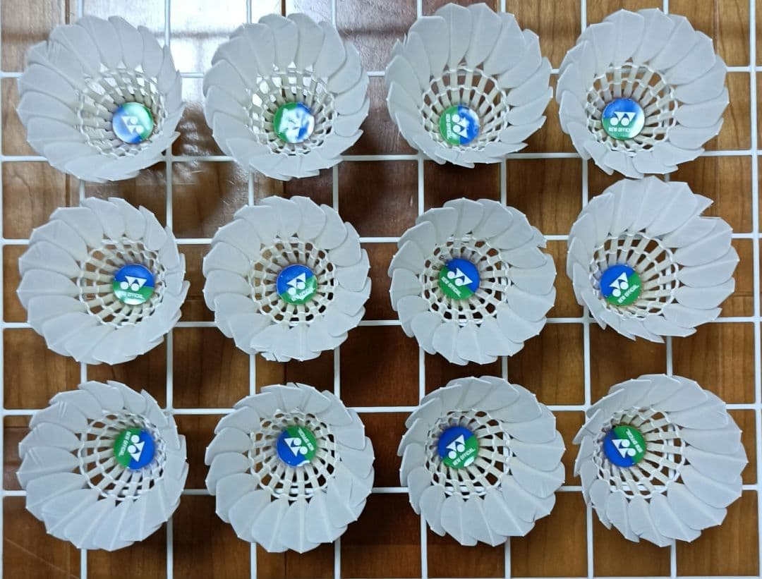 YONEX ヨネックス ニューオフィシャル 中古 10ダース シャトル 基礎羽根