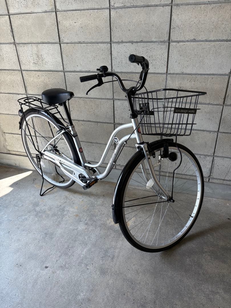 ももりん.*・゜さん専用 銀色に輝く、シンプル・ママチャリ(27㌅)