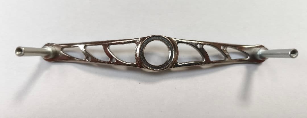 美品 リブレ クランク100 ハンドル シルバー LIVRE メガテック