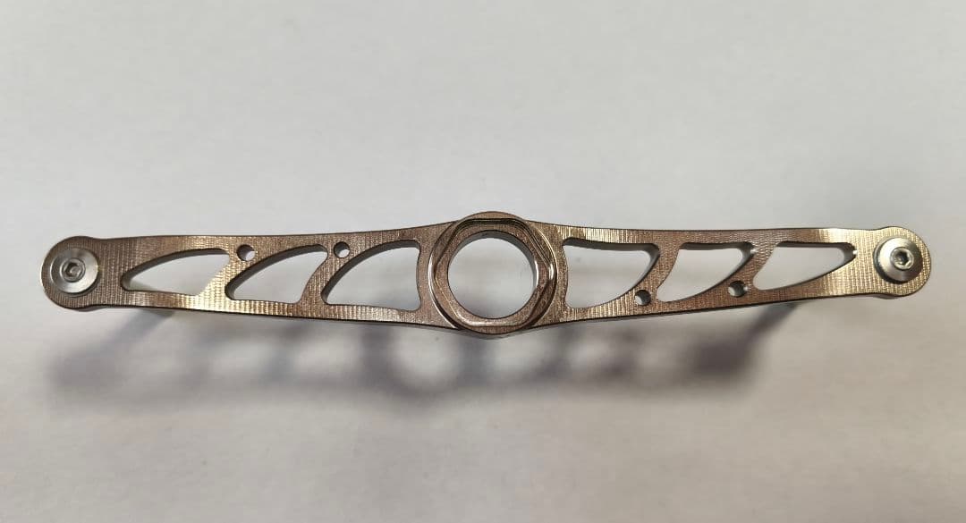 美品 リブレ クランク100 ハンドル シルバー LIVRE メガテック