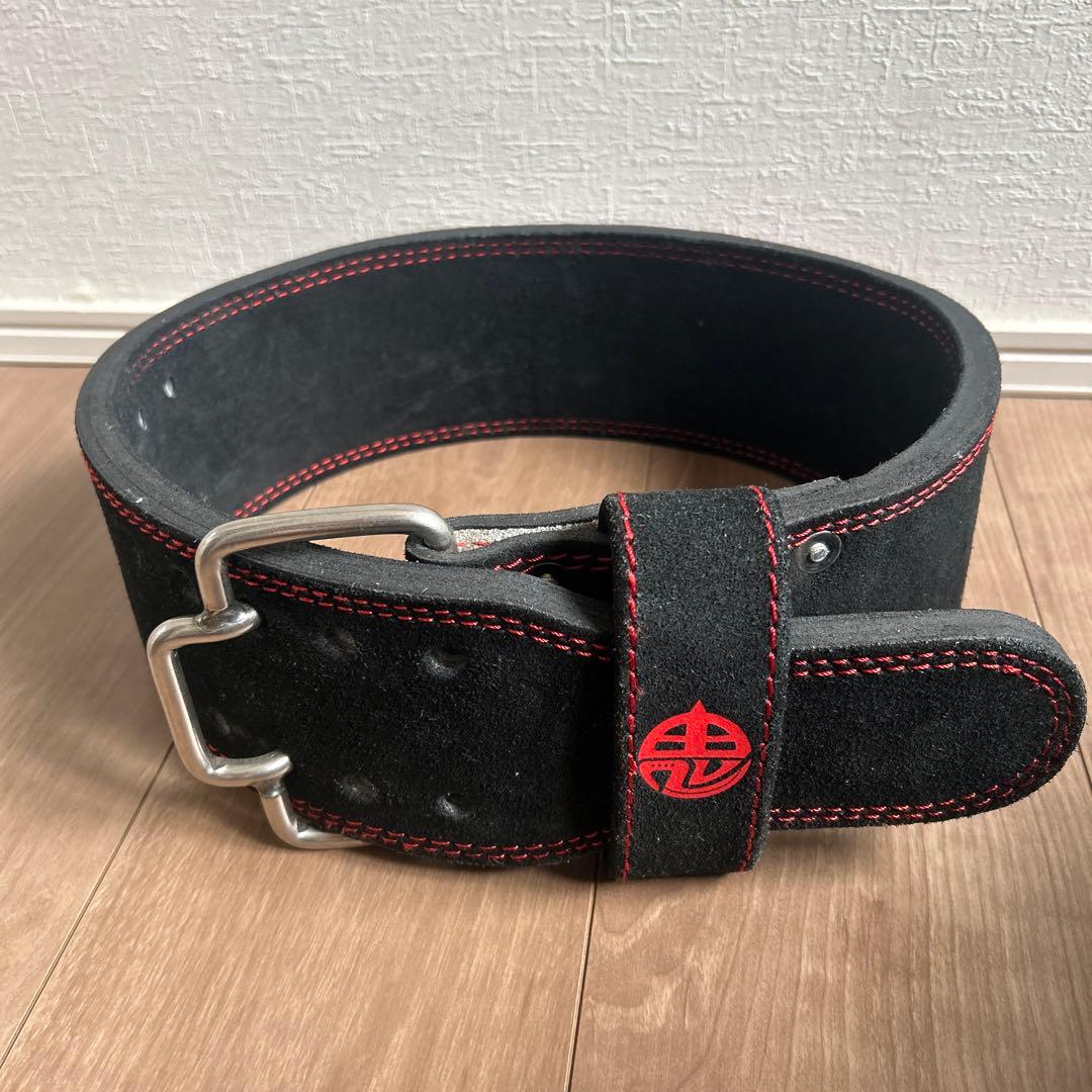 鬼 フックバックルベルト 筋トレ パワーベルト トレーニングベルト　Mサイズ