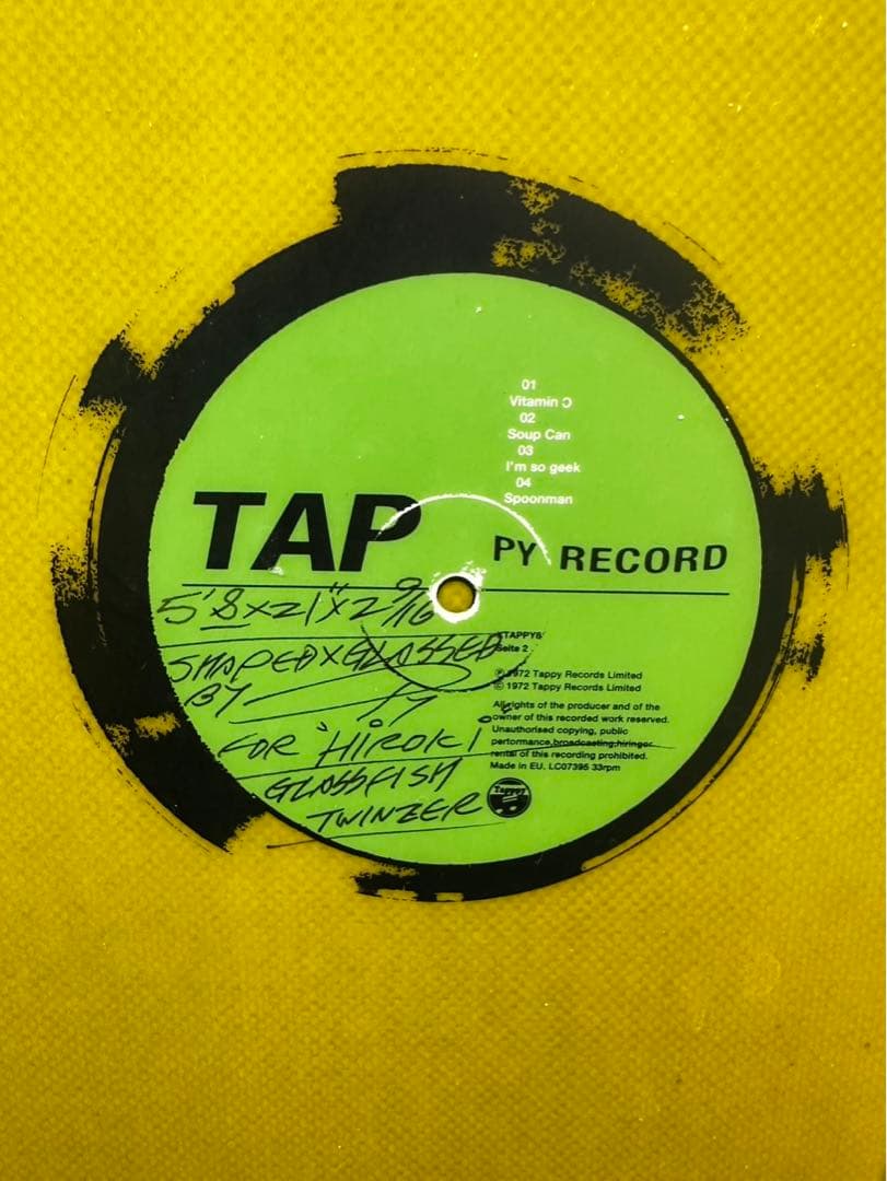 サーフィン・ボディボード Tappy Record Glass fish twinzer