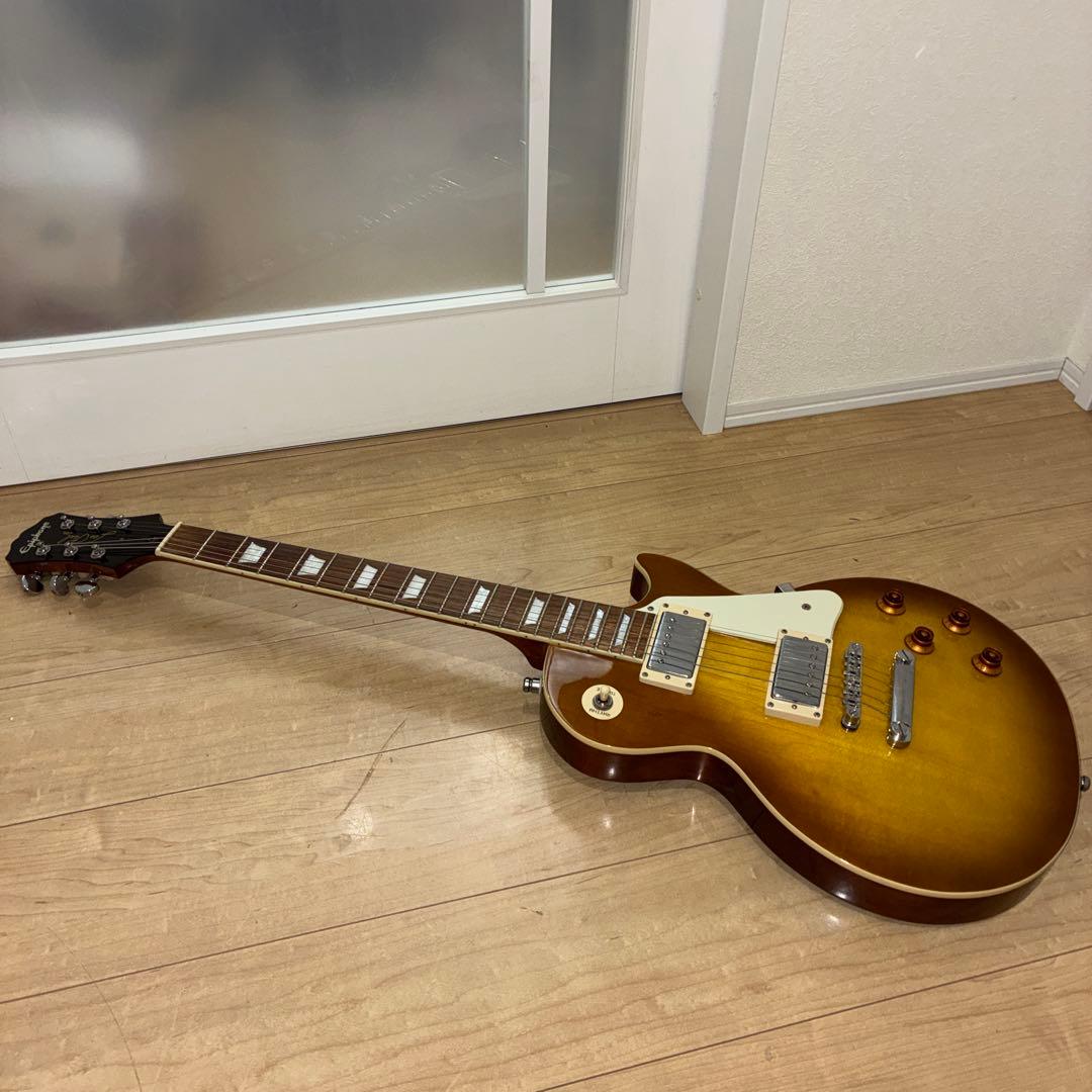 安い　Epiphone Les Paul スタンダード　エピフォンいい音