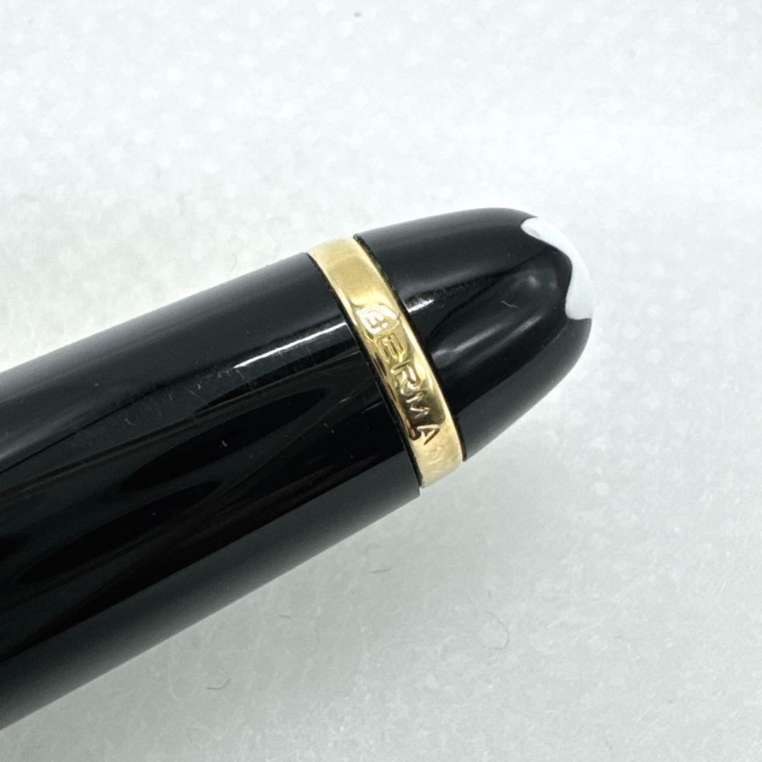 モンブラン 万年筆 マイスターシュテュック 14K GP レジン ニブ不明