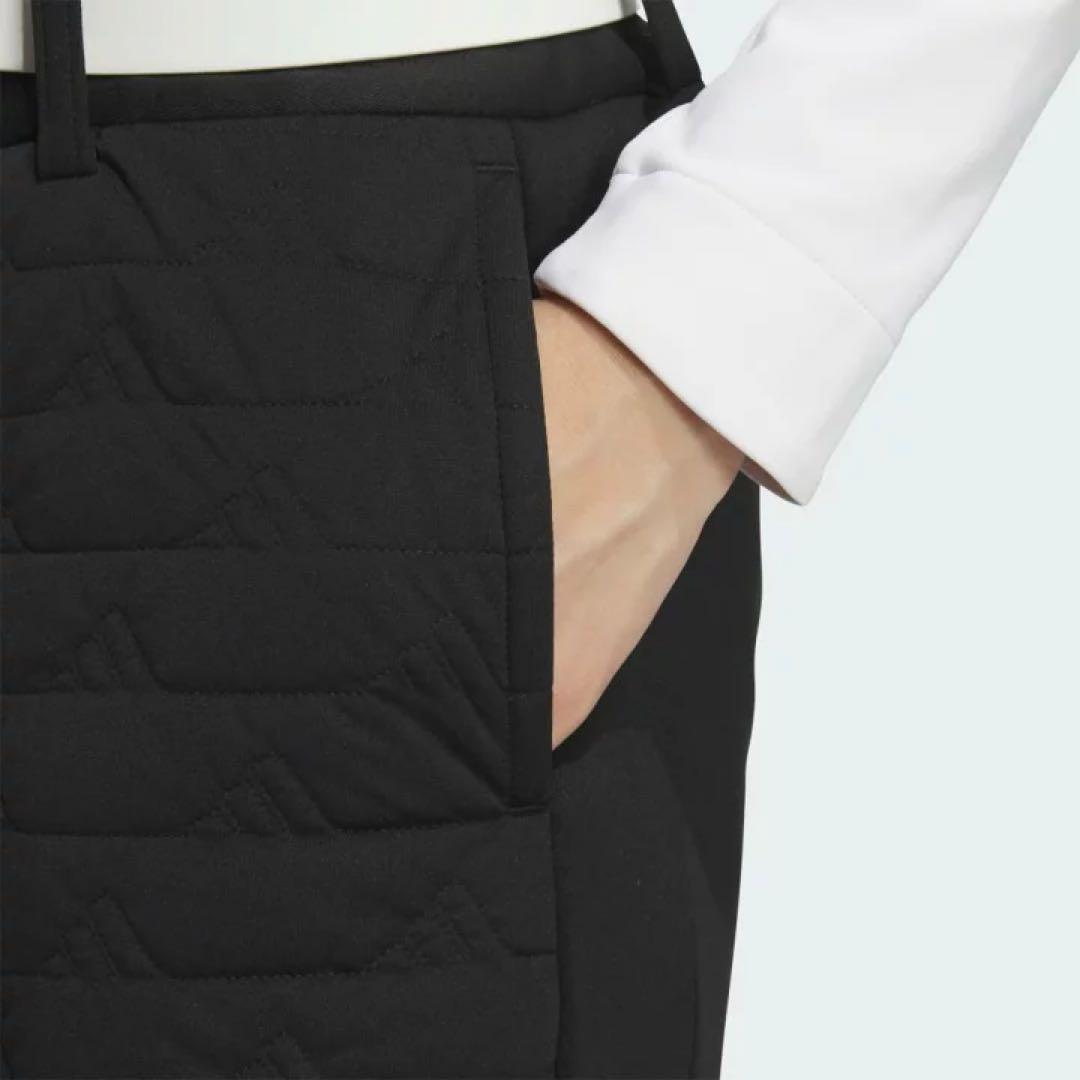 アディダス ゴルフ L 中綿 パンツ レディース ウィメンズ 女性用 黒 ズボン