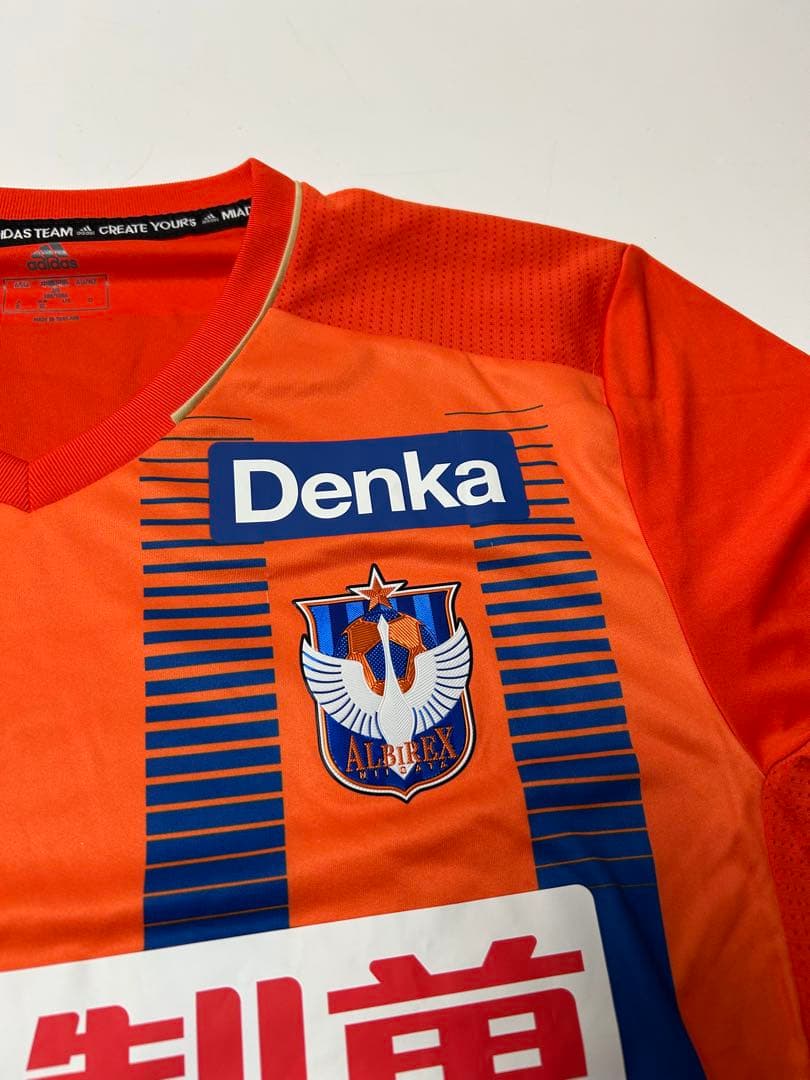 アルビレックス新潟　adidas 遠藤凌 #26 サイン入り　サッカーシャツ　O