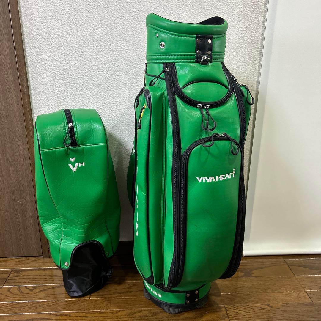 ビバハート　キャディバッグ　9.5型　グリーン
