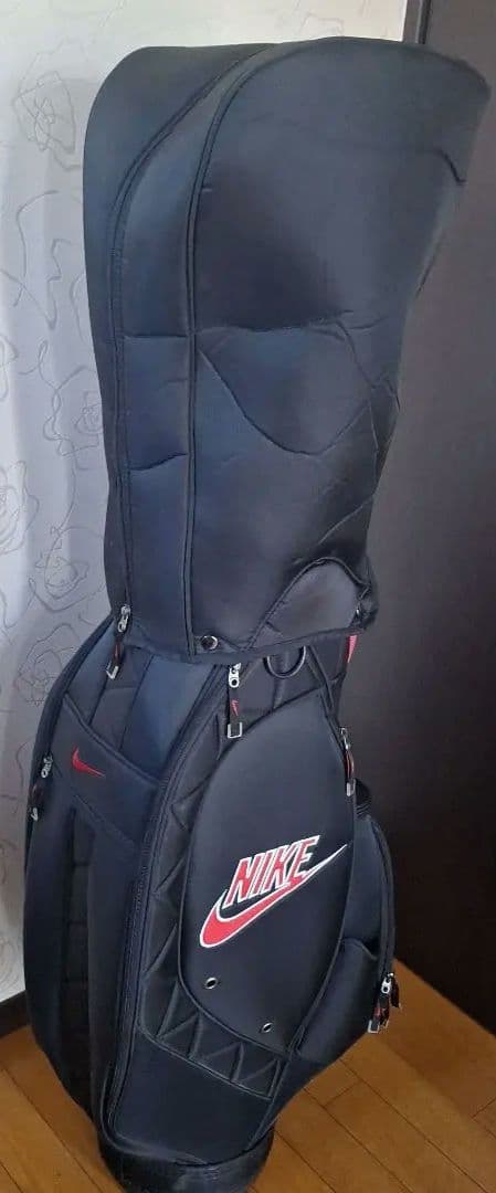 NIKE GOLF キャディバッグ ブラック×レッド