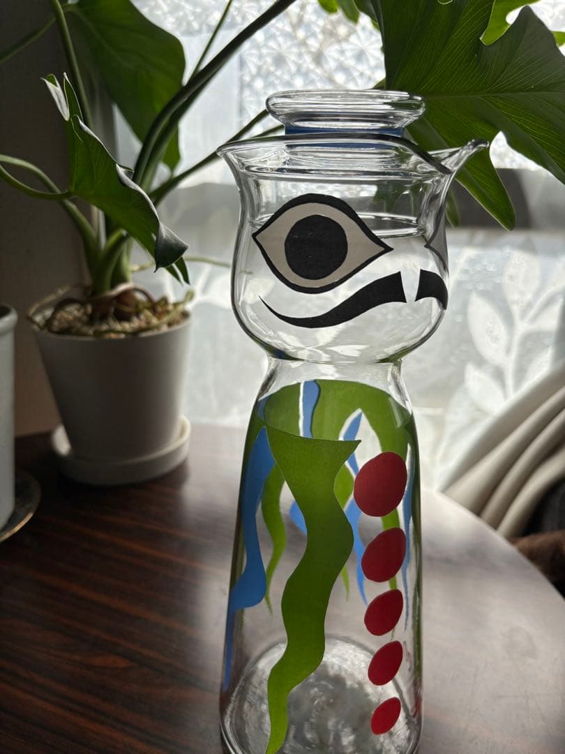 岡本太郎　水差し男爵　ガラス製ピッチャー