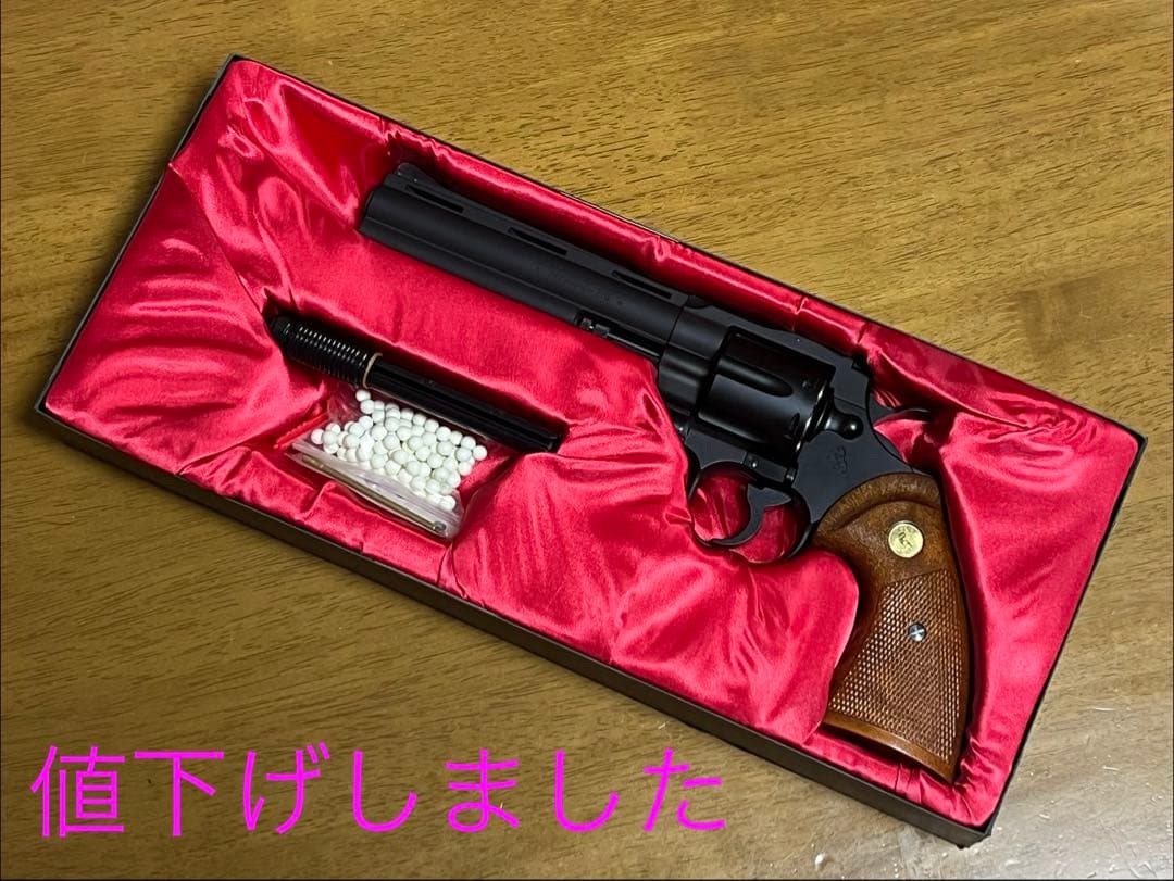 ☆美品☆ タナカ コルトパイソン 6inch R-model HW Black