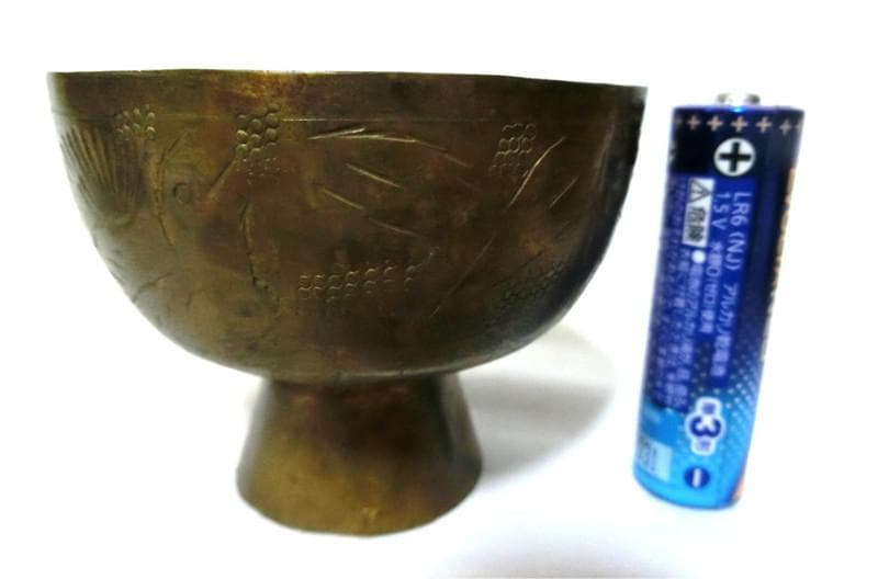 お歯黒道具　嫁入り道具　毛彫　骨董品