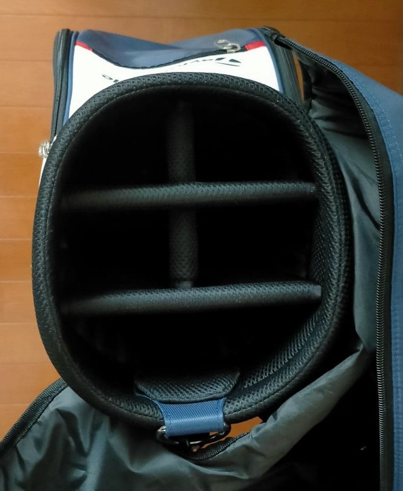 キャディバッグ　テーラーメイド　トゥルーライト　ネイビー　レッド　ブラック