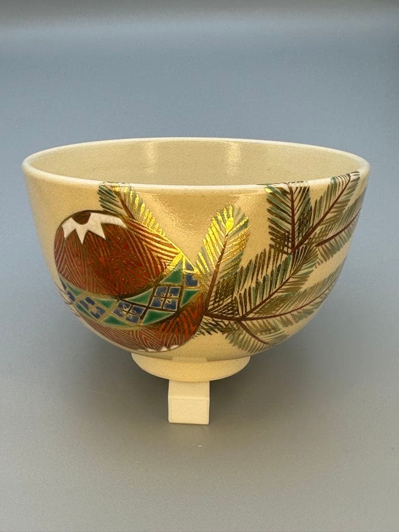 michiko茶道具　茶碗　永楽善五郎　若松毬