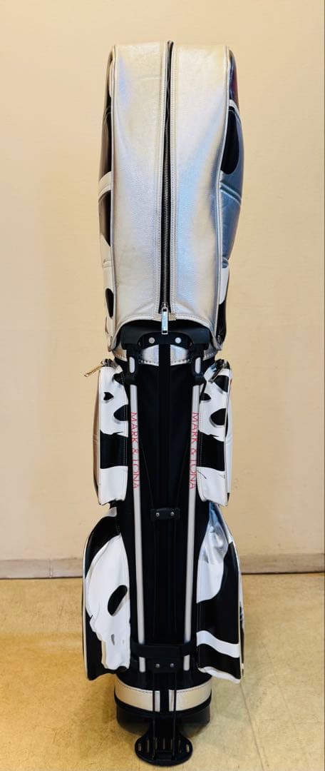 MARK & LONA スカルカモフラ柄レザーキャディバッグキムタクマクロナ