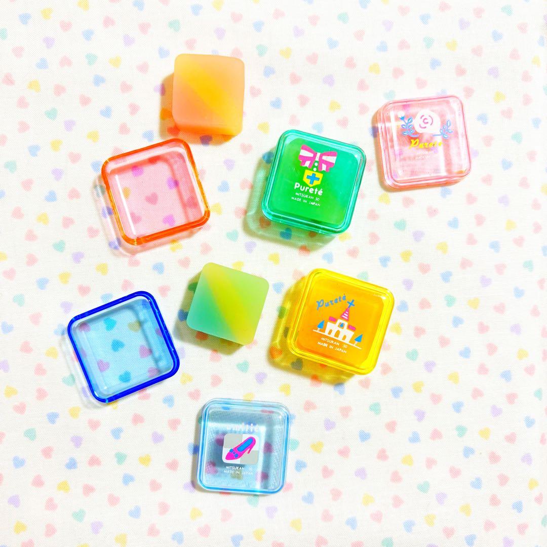 昭和　レトロ　ファンシー　ケース入り　消しゴム