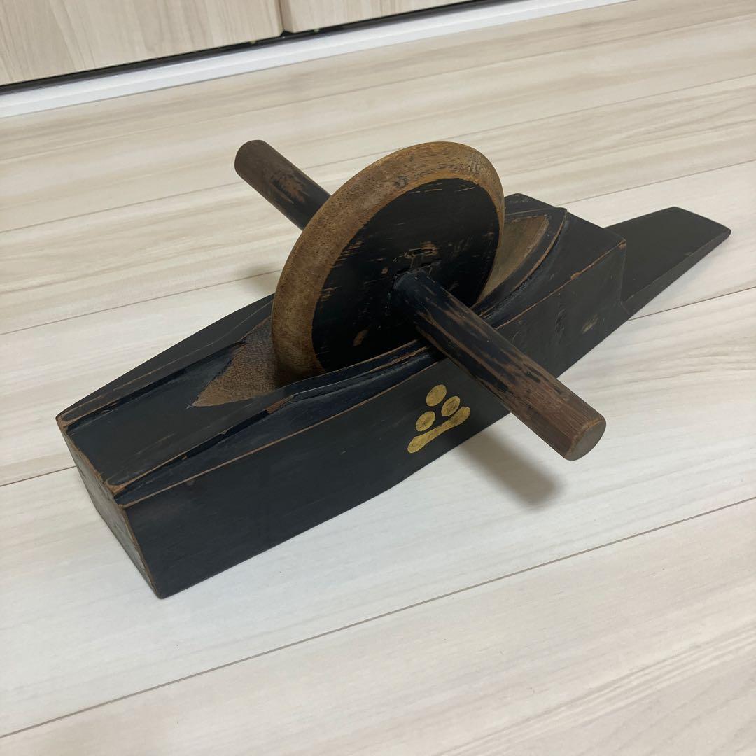 薬研 木製 古道具 アンティーク