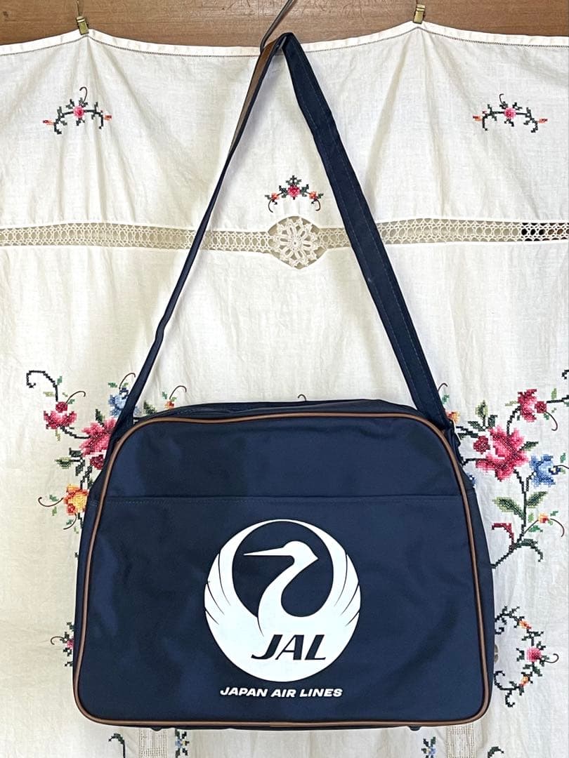 日本航空 JAL ビンテージ ショルダーバッグ 日本製 日航商事
