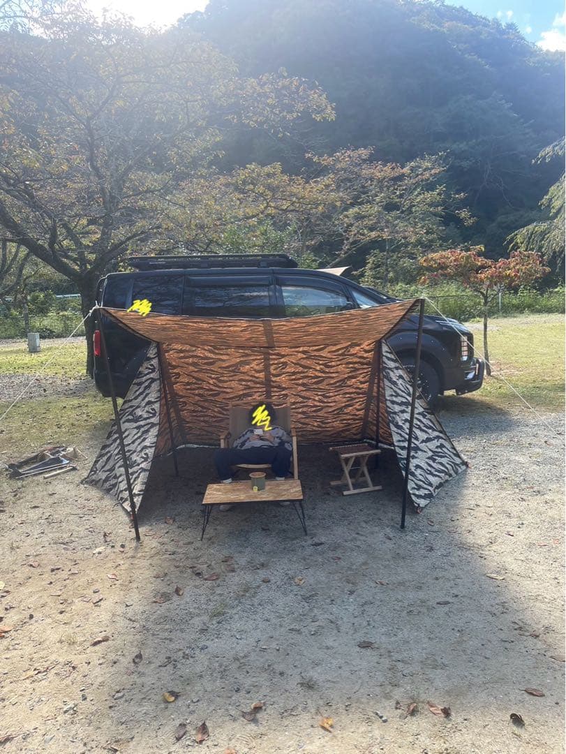 タイガーラモ　パップテント　ソロキャンプ
