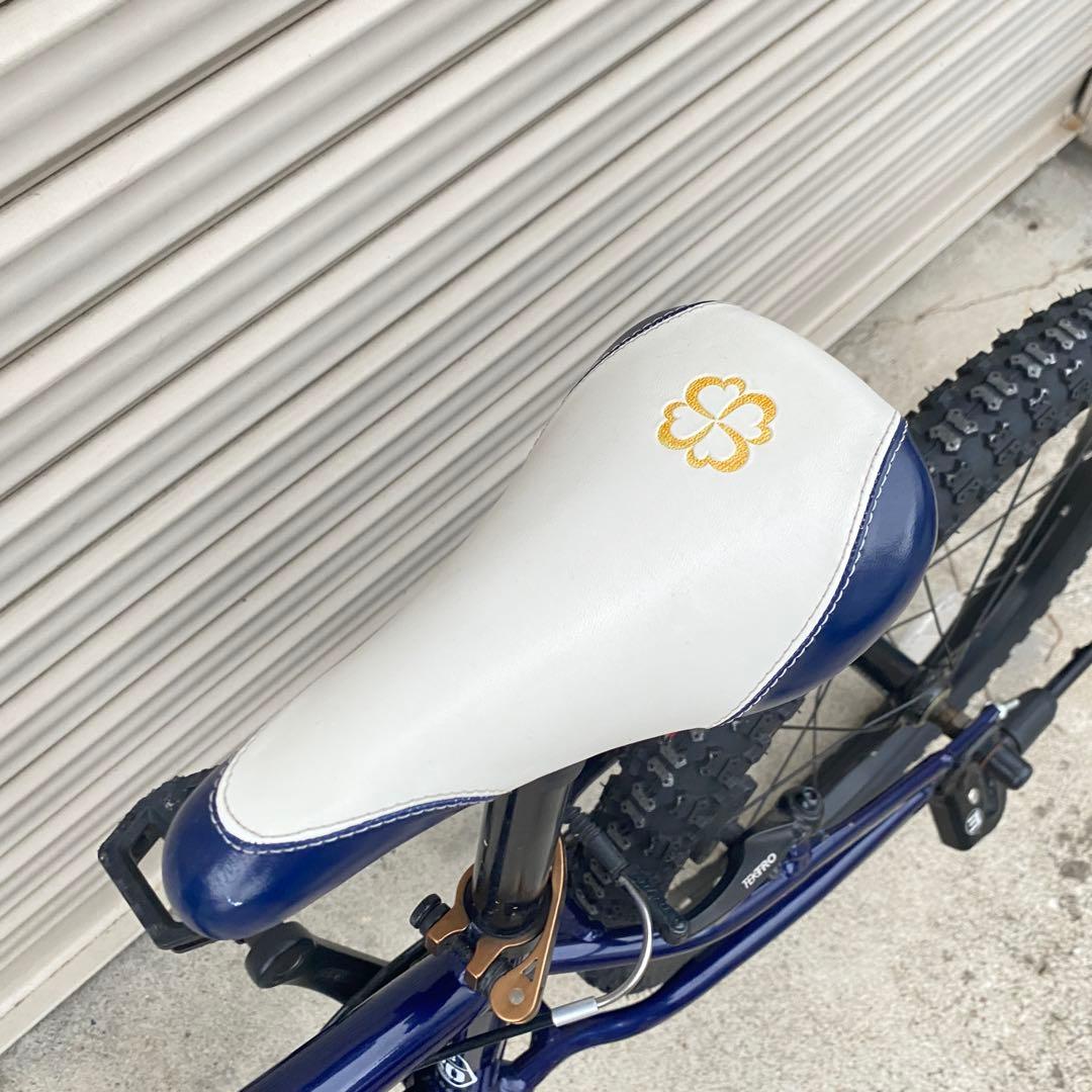 wkem  ヨツバサイクル ZERO 20 キッズ用子供用自転車 ネイビー