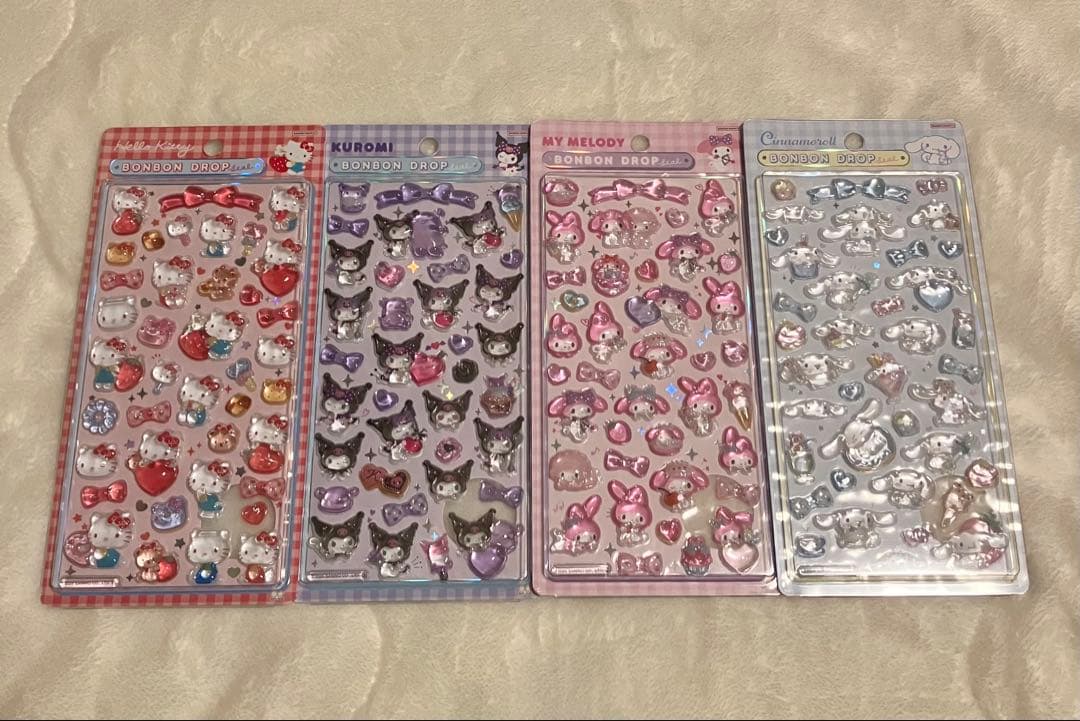 ボンボンドロップシール　【国内正規品】　サンリオ　7種コンプリート