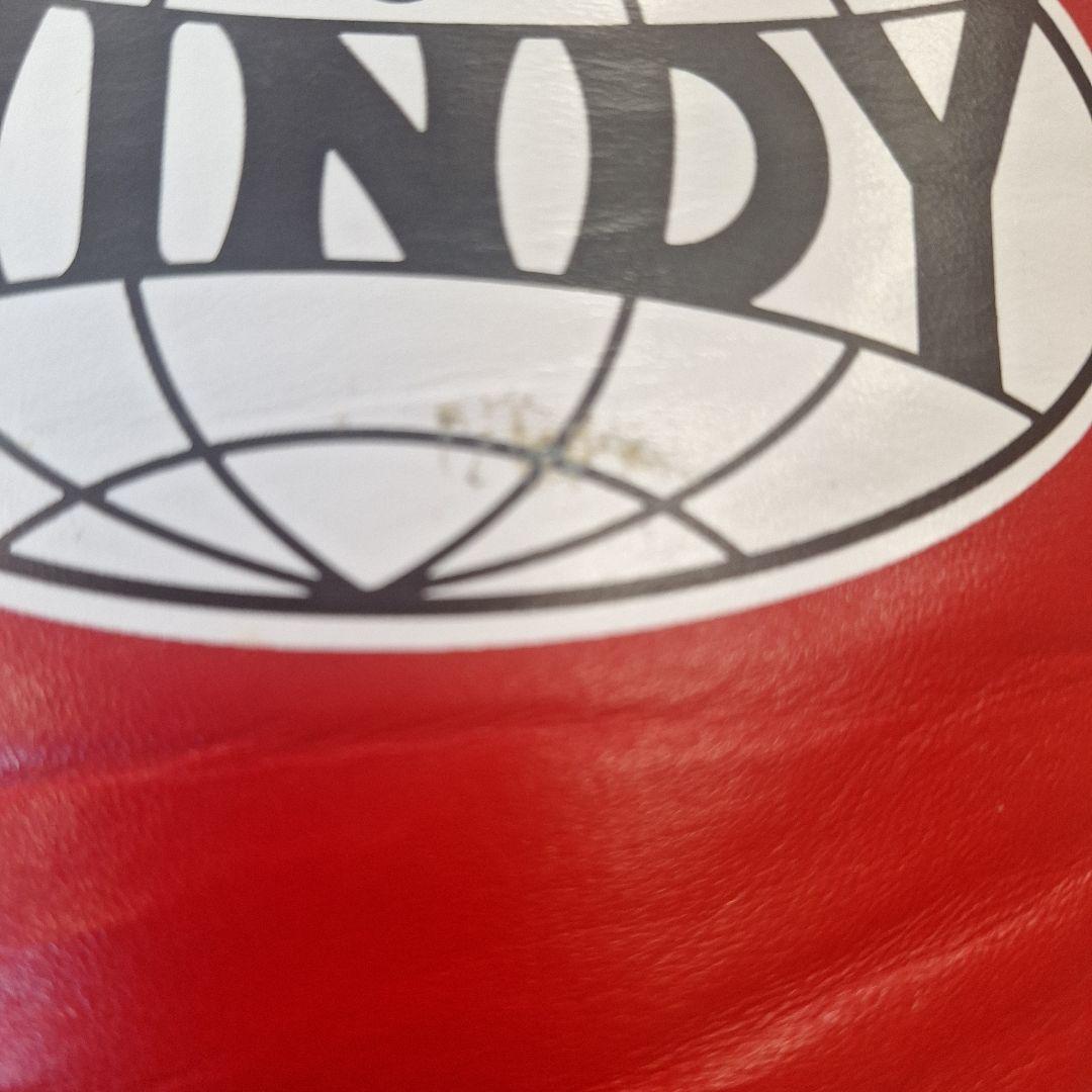 WINDY ボクシンググローブ 8oz 赤 中古・美品②