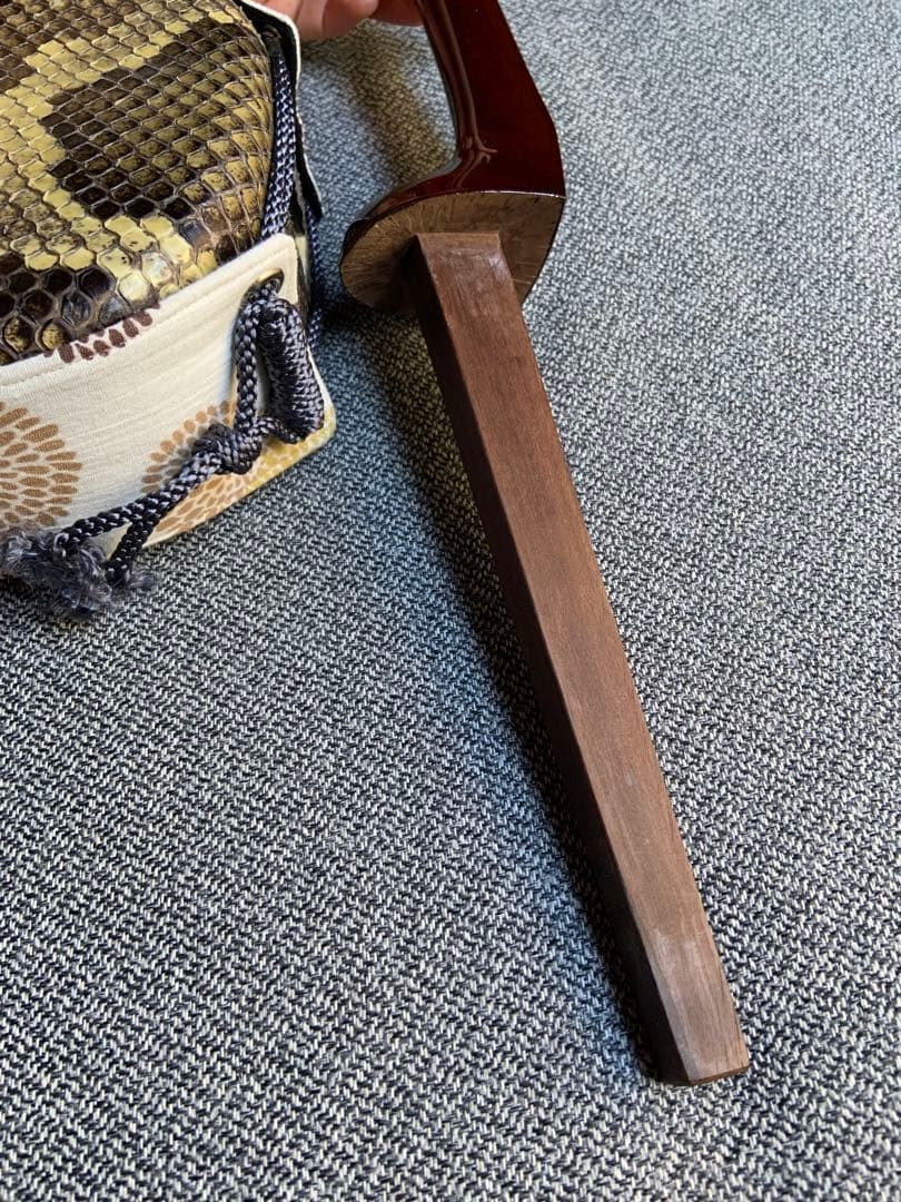 沖縄三線　知念大工型　ゆし木実　スンチー塗り