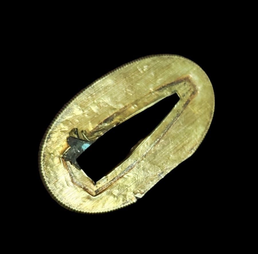 金着せ切羽　二枚一組　武具