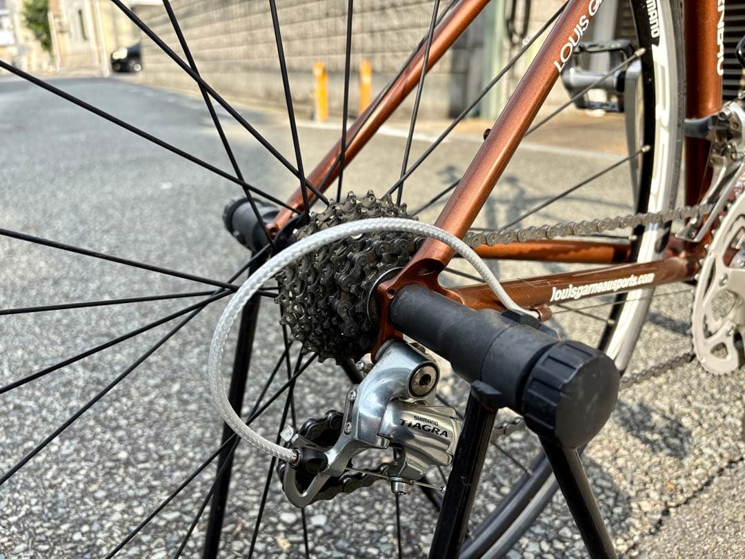 n*i様 定価15万円 ルイガノ軽量クロモリロードTiagra 色々新品 程度良