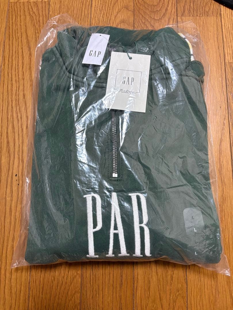 GAP グリーン ジップアップ トレーナー　マルボン　Malbon