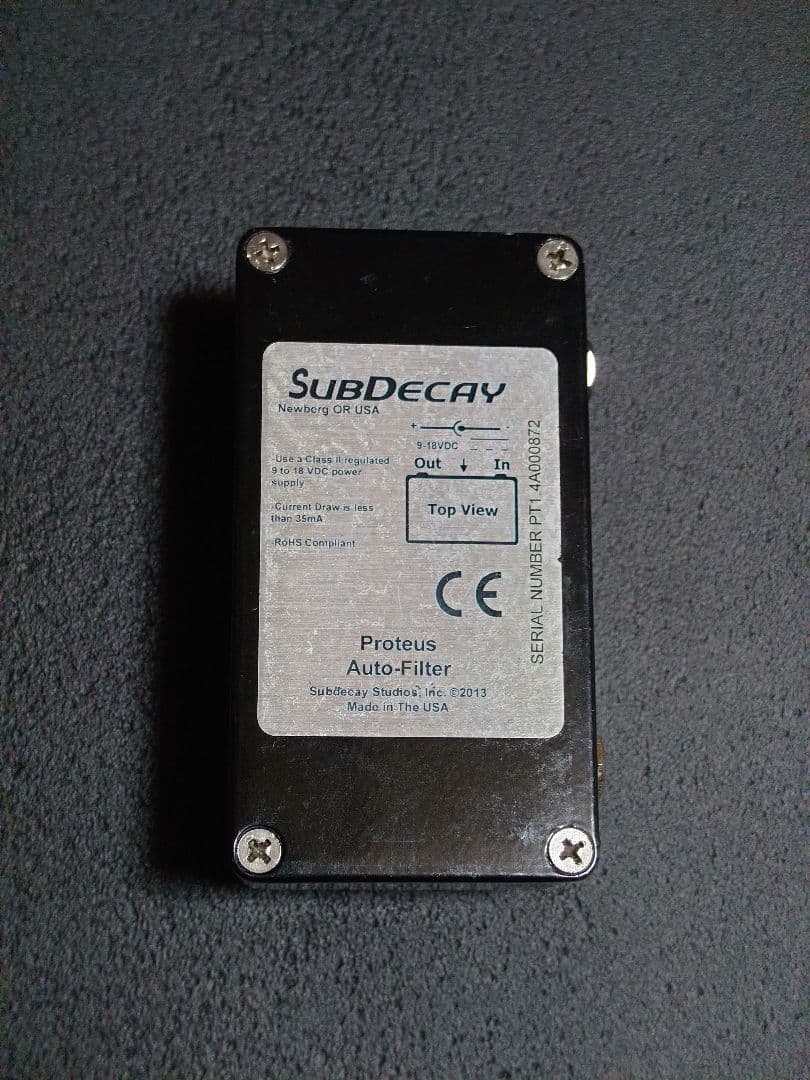 SubDecay Proteus オートフィルター