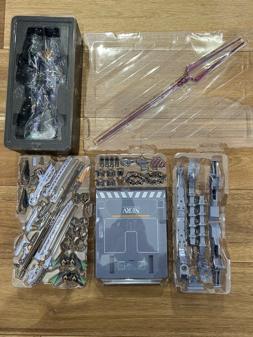 メタルビルド エヴァ初号機 EVA2020&弐号機&零号機&武装セット【開封品】