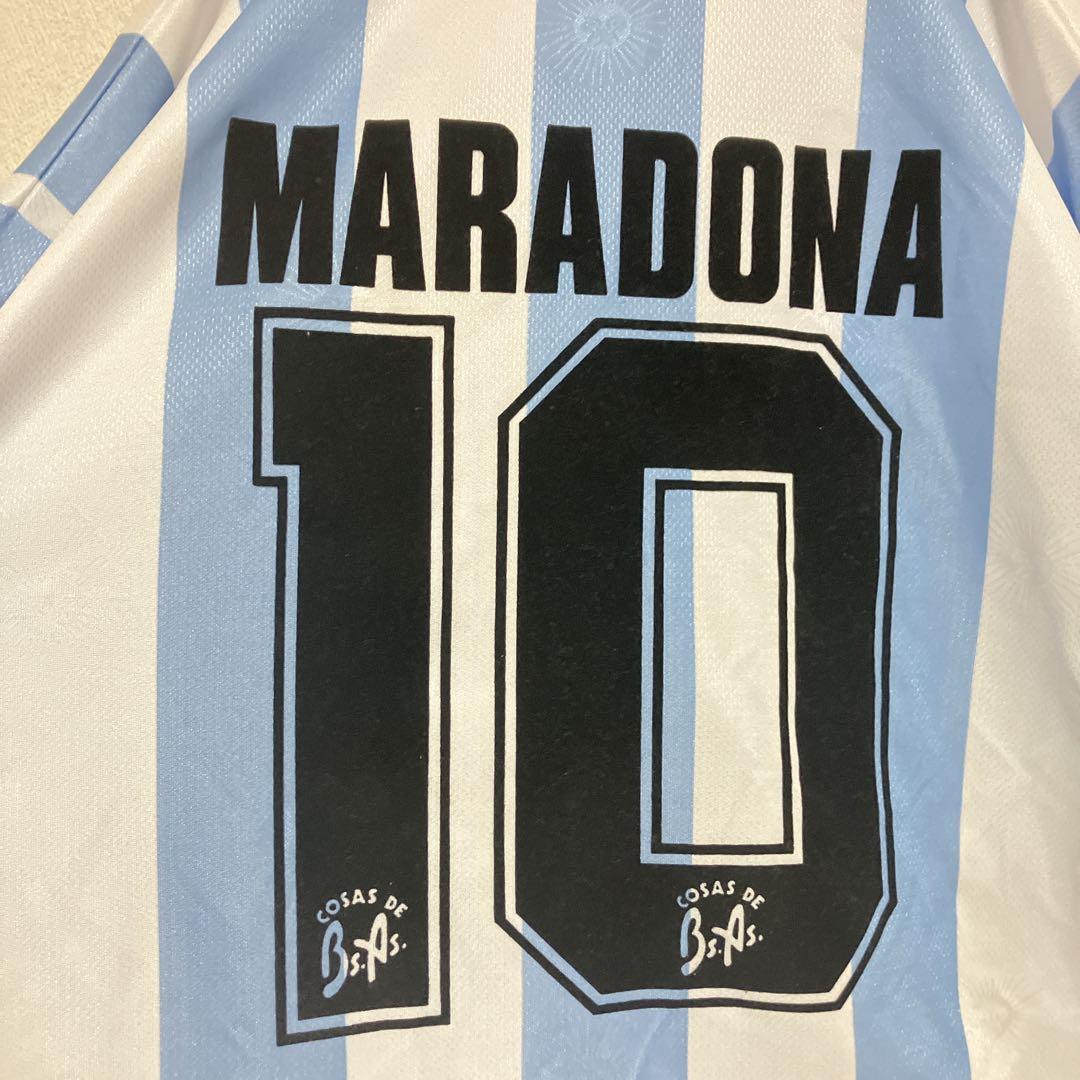 【新品タグ付】稀少　マラドーナ　10 ユニフォーム　アルゼンチン　M