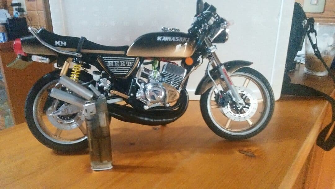 カワサキKH400  1/6   部分スクラッチ