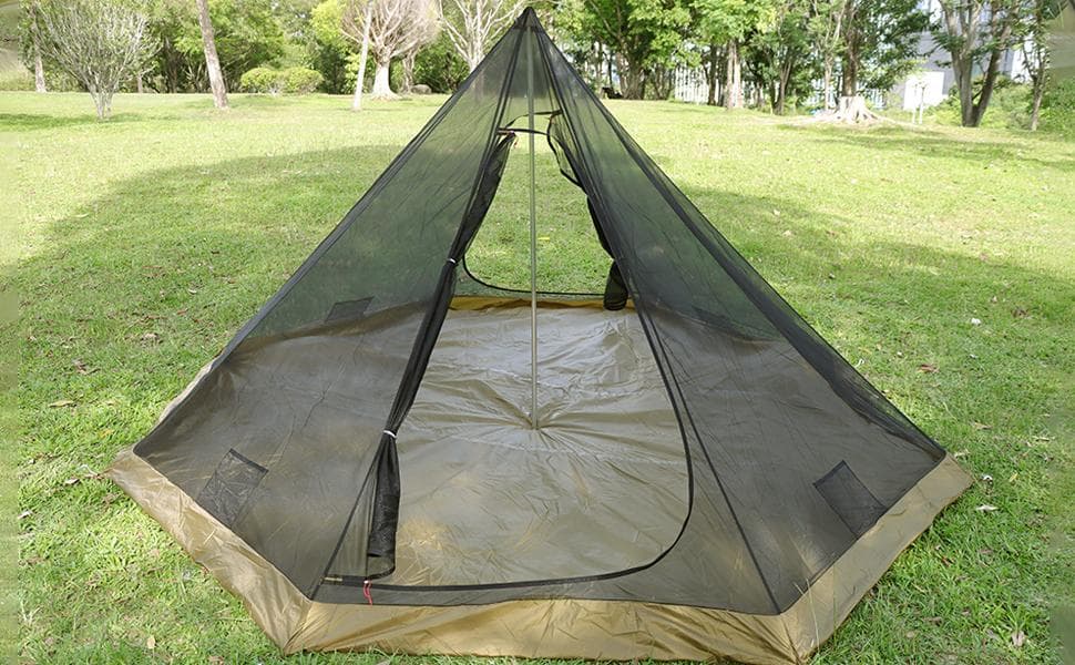 Beikemall ワンポール８角形ピラミッドテント