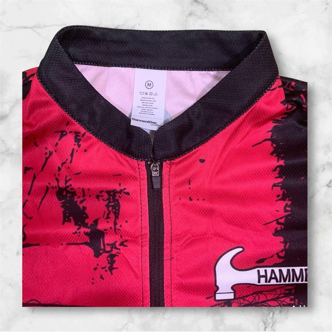 Hammer　ブラックウィドー　ボウリングウェア　Lサイズ　赤