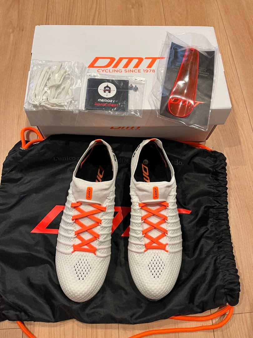 DMT KR SL シューズ 40.5 ホワイト/オレンジ