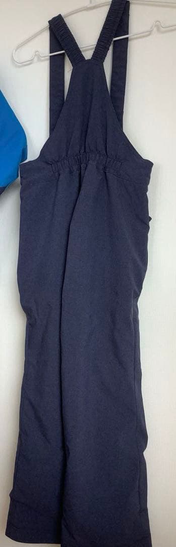 デサント　子ども用スキーウェア 150サイズ　青/白/ネイビー