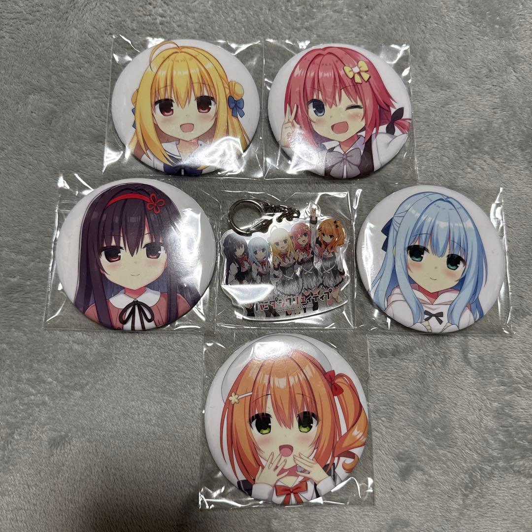 ハミダシクリエイティブ クラファン 缶バッジ(5種) アクリルキーホルダー